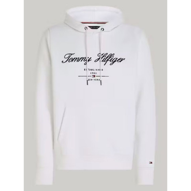 FELPA CAPPUCCIO SCRIPT LOGO TOMMY HILFIGER