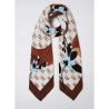 FOULARD FLOWERY LOGO LIU JO SOFT