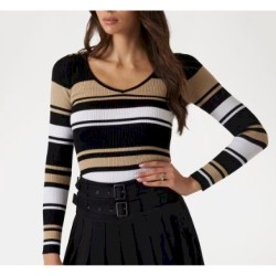 MAGLIA VI EVIE STRIPED GUESS